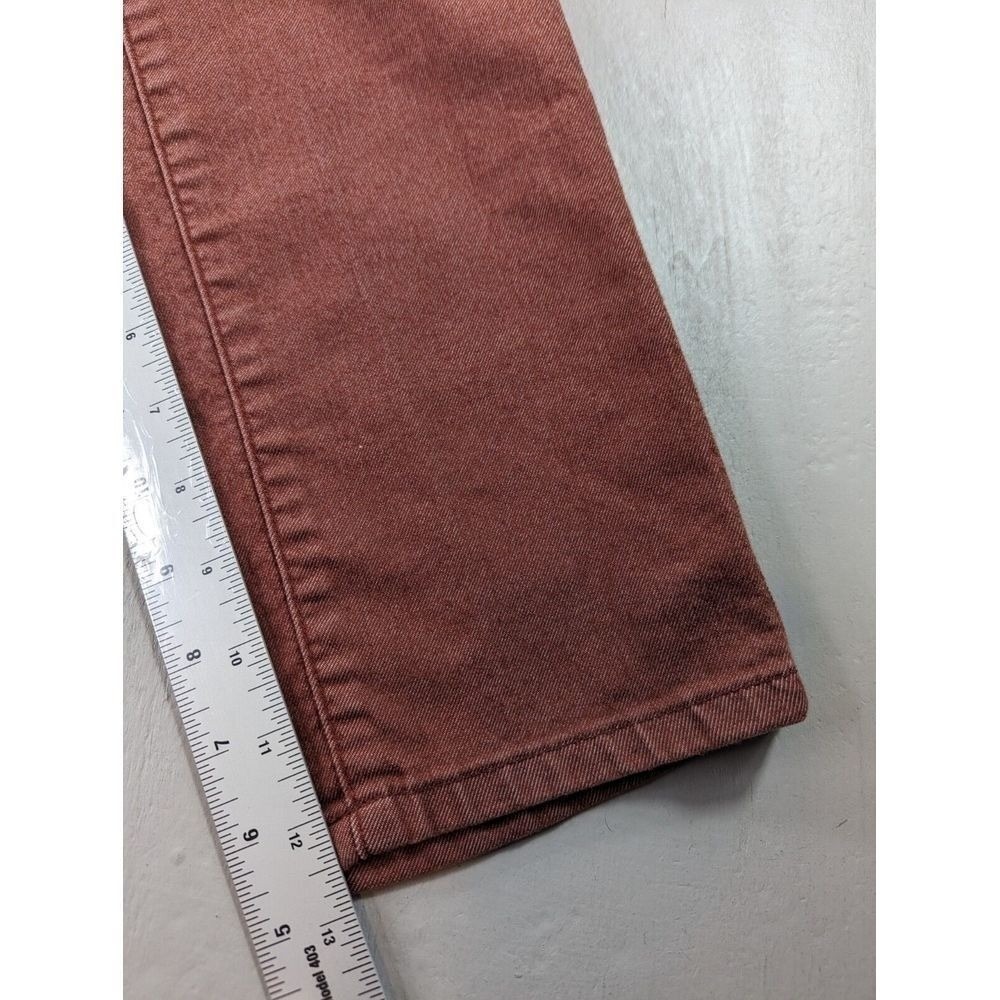 Y2K prAna Breath Kayla Jeans Womens Size 4 Burgundy Stretch Skinny Denim Casual - Picture 8 of 10